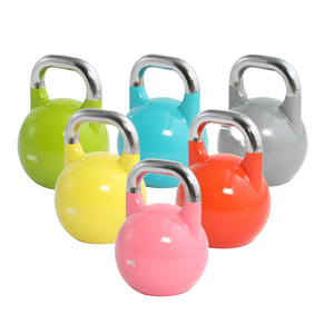 Pesas Rusas Personalizadas de Alta Calidad, Kettlebell con Mango Ajustable Cromado, Juego de Pesas de Competición de Acero Ecológico, Duradero y Resistente - Product Image 2