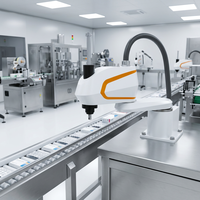 Robot industriel Scara de nouvelle conception, petite charge utile de 6 kg, pour applications de préhension et de placement