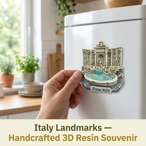 Imanes de Refrigerador Personalizados al por Mayor con Diseño de Lugares Emblemáticos de <span class=keywords><strong>Italia</strong></span>, Imanes de Resina 3D como Recuerdo Turístico para Regalos Promocionales y Tiendas de Recuerdos de Viaje - Product Image 6