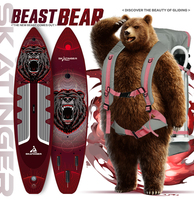 Planche de paddle gonflable Skatinger OEM en matériau Drop Stitch, planche de surf unisexe, paddleboard, paddle surf, SUP gonflable