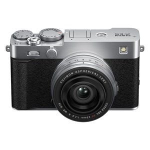 กล้องมิเรอร์เลส Fujifilm X E5 เซ็นเซอร์ APS-C 40.2MP เลนส์ XF 23 มม. F2.8 สีเงิน ชุดคิทพร้อมการ์ด SD วิดีโอ 6.2K แบตเตอรี่แบบชาร์จได้ - Product Image 4