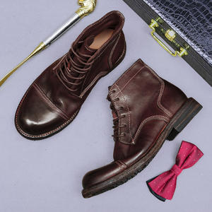 Zapatos Oxford de Hombre de Alta Calidad, Estilo Británico, con Cordones, Forro de Cuero Genuino, para Oficina, Negocios, Formales, Antideslizantes, Transpirables - Product Image 3