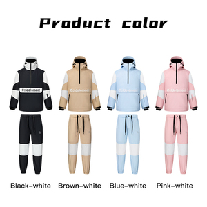 ชุดสกี 2 ชิ้น GOLOVEJOY HXF01 ขายดีสำหรับฤดูหนาว คุณภาพสูง กันน้ำ ระบายอากาศได้ดี ชุดสกี สโนว์บอร์ด จั๊มสูท รับสกรีนโลโก้ - Product Image 6