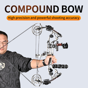 Arc à poulies de tir à l'arc 40-70 lb, poignée réglable en aluminium, équipement de tir sur cible en carbone pour compétition en extérieur BOW-FHG-RS Archery C - Product Image 5