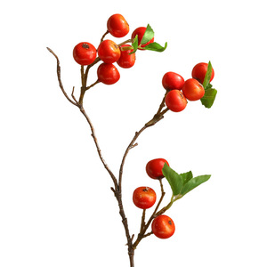 Arreglo Floral Artificial Yihua, Jarrón con 13 Manzanas Pequeñas, Flor de Seda, Decoración para el Hogar, Estilo Moderno y Simple - Product Image 4