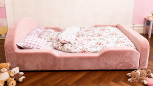 Sofá <span class=keywords><strong>Cama</strong></span> Infantil Personalizado con Estructura de Espuma y Tapicería de Tela, Acogedor al Tacto, para Sala de Estar, Hotel, Moderno - Product Image 4