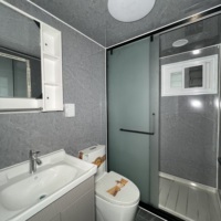 Maison mobile moderne à deux étages en conteneur préfabriqué avec 2 chambres, salon, salle à manger et autres équipements, idéale pour hôtel, école, centre commercial - À vendre