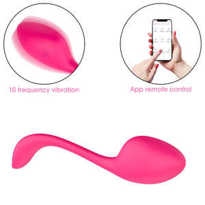 G-Punkt-Stimulation Tragbarer Bluetooth Ferngesteuerter Vibrator mit App Mini-Ei-Vibrator Sexspielzeug für Frauen <span class=keywords><strong>Kegel</strong></span>-Ball - Product Image 4