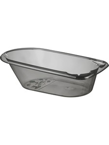 Juego de Baño Transparente con Diseño para Bebés, Color Gris, 3 Piezas: Bañera de 50L, Cubo de 13L, Recipiente de 1.25L, Kit de Baño para Bebés al por Mayor - Product Image 1