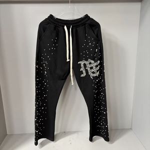 <span class=keywords><strong>Pantaloni</strong></span> Lunghi da Uomo Pesanti <span class=keywords><strong>con</strong></span> Diamanti, Personalizzati, <span class=keywords><strong>con</strong></span> Elastico in Vita, Stile Retrò, Moda Primavera, <span class=keywords><strong>Pantaloni</strong></span> Sportivi da Uomo - Product Image 1