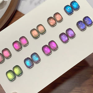 AILANUO Esmalte de Uñas en Gel Efecto Ojo de Gato Aurora de 10 Colores, 15 ml, Gel Ojo de Gato Libre de TPO y HEMA, OEM ODM, Gel Neón - Product Image 2