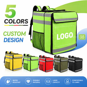 Mochila Térmica Impermeable para Entrega de Alimentos con Logotipo Personalizado, Bolsa de Pizza Reflectante para Motociclistas, Venta al Por Mayor - Product Image 1
