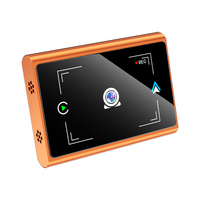 Moniteur Bébé et Animaux Domestiques Intelligent HD 5G Orange pour Voiture avec Boîtier CarPlay et Fonction d'Enregistrement
