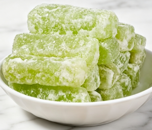 จีนดองแถบสีเขียวหวานเพื่อสุขภาพผัก Wintermelon ขนมมะระแห้งสีขาว - Product Image 2