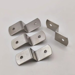 Support d'angle en Z 18 mm, épaisseur 0,6 mm, double trou, support métallique pour montage de cadre photo - Product Image 2