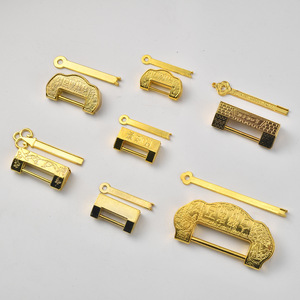 Cadenas rectangulaire en alliage d'acier imitation or Wenzhou Platinum Link, à levier unique, décoratif pour usage domestique - Product Image 2