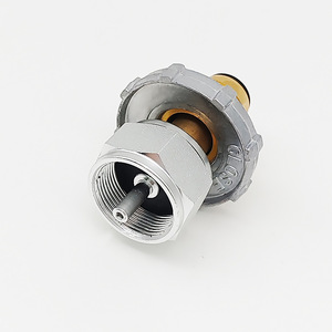 Válvula de llenado de propano de metal con válvula de presión de 1 PSI, ajustable y montada en la pared para tanque de propano - Product Image 1