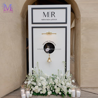 Panneaux muraux en PVC acrylique blanc élégants MILE, taille personnalisée, arche décorative pour mariage, arche de présentation, baby shower