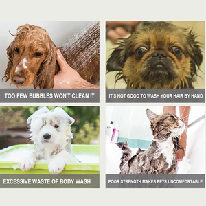 فرش استحمام مخصصة للحيوانات الأليفة مع شعار مخصص فرشاة استحمام سيليكون للعناية بالكلاب لمنتجات الاستحمام للحيوانات الأليفة والقطط - Product Image 3