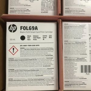 Cartouches d'encre noire F0L69A 2520 à base d'eau TIJ 2.5 pour imprimante à jet d'encre portable pour l'impression, le codage et le marquage des cartons - Product Image 2