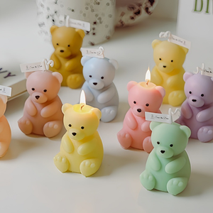 Velas Aromáticas <span class=keywords><strong>de</strong></span> Osito <span class=keywords><strong>de</strong></span> Peluche Hechas a Mano, Velas <span class=keywords><strong>de</strong></span> Cera <span class=keywords><strong>de</strong></span> <span class=keywords><strong>Soja</strong></span> <span class=keywords><strong>de</strong></span> Color Pastel para Recuerdos <span class=keywords><strong>de</strong></span> Boda y Baby Shower, Éxito <span class=keywords><strong>de</strong></span> Ventas - Product Image 2