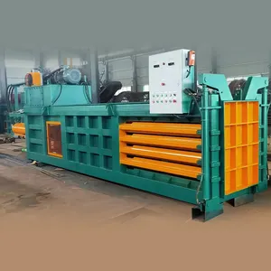 Manufacturers supply Fully Automatic Horizontal Baler for Waste Paper Cardboard Baling Machine