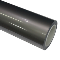 Film de protection de peinture TPU WRAPMASTER Premium 7,5 mil, couleur argent métallisé liquide brillant, auto-réparateur, anti-rayures, pour covering automobile