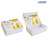 Boîtes en carton rigide magnétiques recyclables personnalisées en gros pour bougies, portefeuilles, artisanat – Cadeau réutilisable en forme de livre à couverture rabattable