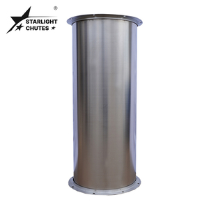 Système de ramassage des déchets en acier inoxydable 304 avec porte coupe-feu pour la gestion des déchets des bâtiments multi-étages - Product Image 4