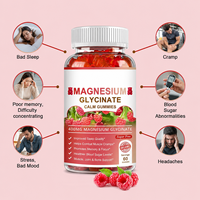 Gummies de glycinate de magnésium OEM sans sucre pour le soulagement du stress, le sommeil réparateur et la santé musculaire – Complément alimentaire en vrac pour adultes
