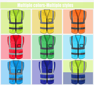 Custom Hi Vis Vest <strong>Personalised</strong> Hi Vis Reflective Safety Vest with Logo for Warehouse Cycling Running Hi Vis Utility Vest - Product Image 5