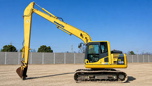 Excavatrice Komatsu PC130 à long bras en stock, adaptée au dragage et au défrichement de pentes, mini-excavatrice de 13 tonnes - Product Image 6