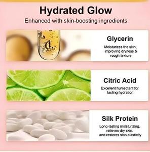 Gel douche exfoliant blanchissant nourrissant quotidien Parfum de rose Extrait naturel de plante 500ml Gel douche de bain liquide - Product Image 5