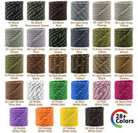 Cordones Redondos Resistentes de 5mm para Botas de Senderismo, Bicolor, con 3 Puntos, Trenzados, de Repuesto para Calzado de Trekking, Escalada y Actividades al Aire Libre, Personalizables