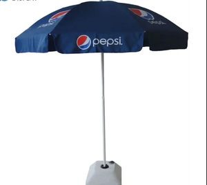 TUOYE Venta al por mayor de encargo barato promocional protección UV blanco portátil al aire libre sol playa sombrillas con impresiones de logotipo - Product Image 3