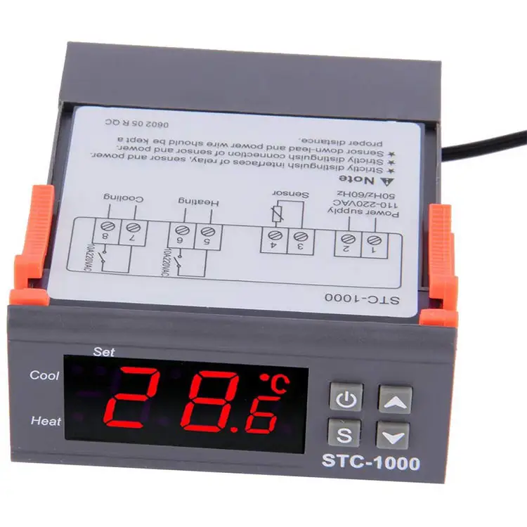 STC-1000 Digital Temperature Controller STC 1000 Thermostat for Egg Incubator Thermoregulator Heating Cooling 12V 24V 220V