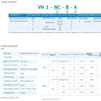 Válvula solenoide de 2/2 vías de accionamiento directo, normalmente cerrada/abierta, 24V CC, serie G1/8 "VH