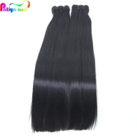 SDD 16A Cabello Humano Virgen Vietnamita de Primera Calidad, Liso Sedoso, con Puntas Completas, Tejido a Máquina, Súper Doble Trama