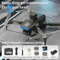 Vente Flash : Drone S19 Pro 2026 avec GPS 2 KM, FPV, nacelle à 3 axes et divers modes de vol (comme Follow Me), double caméra 1080p, 3 batteries