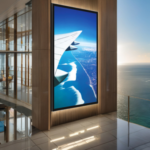 65-inch Treo Tường Bạc màn hình cảm ứng LCD kỹ thuật số biển Player cho trung tâm mua sắm cửa hàng bán lẻ tàu điện ngầm quảng cáo hiển thị - Product Image 2