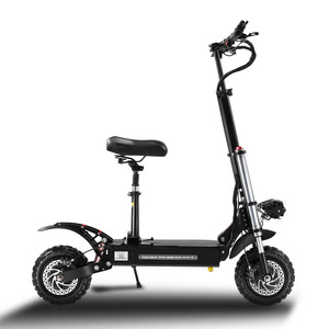 Potente Scooter Eléctrico para Adultos, Todoterreno, Plegable, de <span class=keywords><strong>2</strong></span> Ruedas, Motor Dual, 11 Pulgadas, 60V, 5400W - Product Image 4