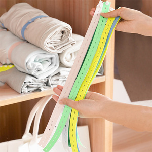 Elastic Clothes Binding Strap Solid Color Home Textile Use With Folded Clothing Storage Solution - Product Image 1