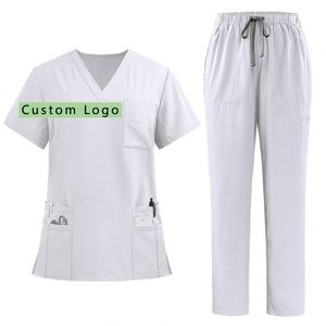 Hot Sale Scrubs Uniforms Nurse Uniform <b>Sets</b> Custom Logo <b>Doctor</b> Nurse Women Scrubs Uniform Medical Scrubs <b>Sets</b> - Product Image 1