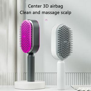 Self Cleaning Hair <b>Brush</b> for Women One-key Cleaning Hair Loss Airbag Massage Scalp Comb Anti-Static Hairbrush - Product Image 4