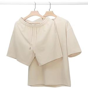衣類-ベンダー夏メンズ衣装ツーピースショーツTシャツストリートカジュアル2ピースパンツTシャツメンズセット - Product Image 3