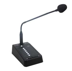 Micrófono de megafonía de 6 zonas para edificios de administración universitaria, micrófono de megafonía confiable - Product Image 4