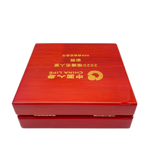 <b>Red</b> Jewelry <b>Box</b> Rectangular <b>Gift</b> Packaging For Jewelry Storage Bedroom Use - Product Image 2