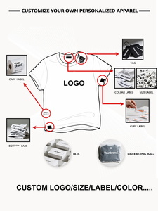 T-shirt personnalisé 260g en stock, délavé et lourd, une base tendance de marque vieillie, un chemisier décontracté rétro à épaules dénudées à manches courtes - Product Image 6
