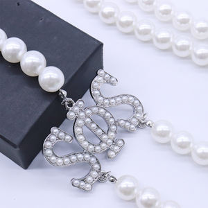 Trendy Zwart Wit Studentenvereniging <span class=keywords><strong>Swing</strong></span> Phi <span class=keywords><strong>Swing</strong></span> Accent Ontwerp Griekse Sps 1969 Soror Sieraden 2 Rijen Parel Ketting Decoratie Ketting - Product Image 6