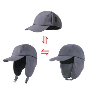 Donne all'ingrosso uomo autunno e inverno berretto da Baseball caldo all'aperto per addensare cappelli da campagna bombardieri pazzi cappello da soldato - Product Image 4